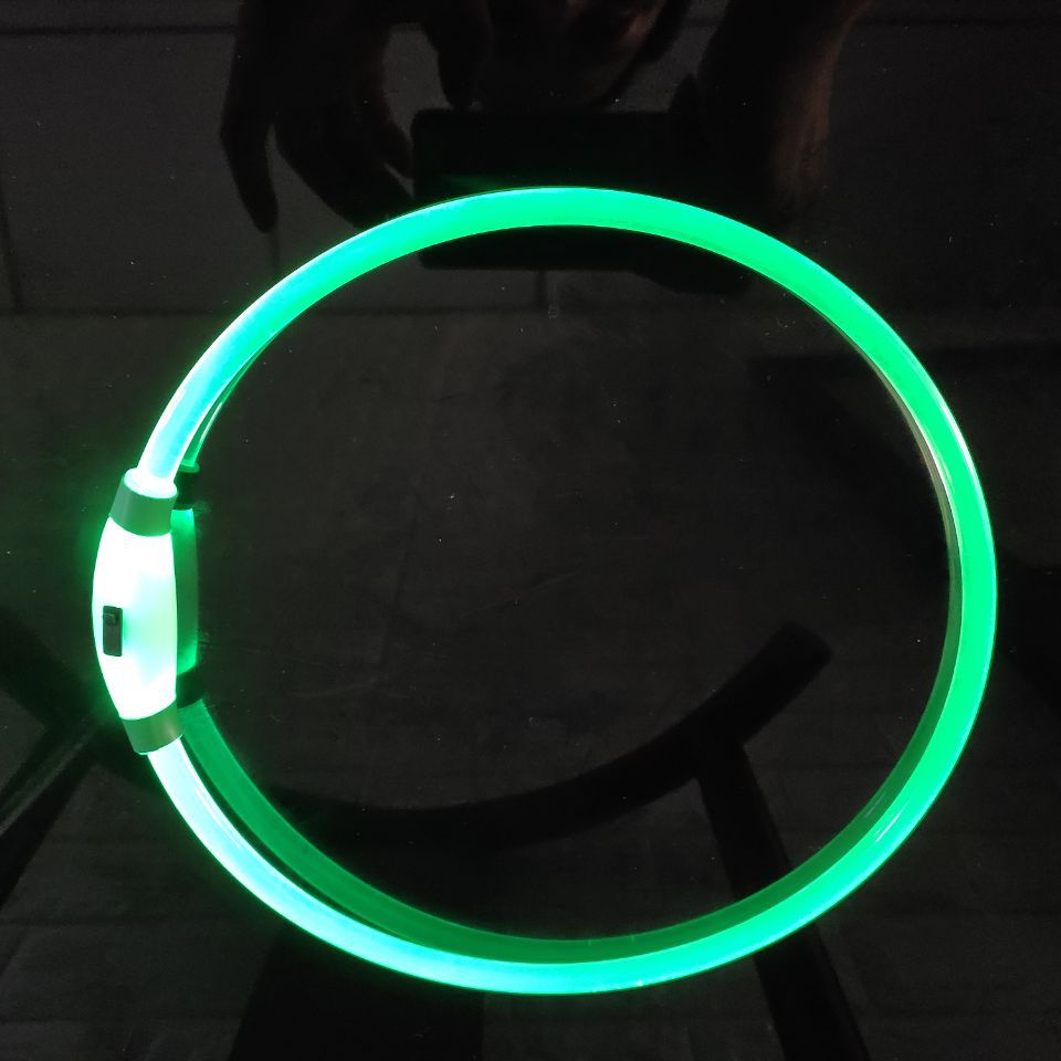 Shiny Dog Collar Dog In-ground Fence Receiver Collar Free Cutting Dog Collar Anti-lost USB Charging | Luxury Home Accessories | Heulog Glow