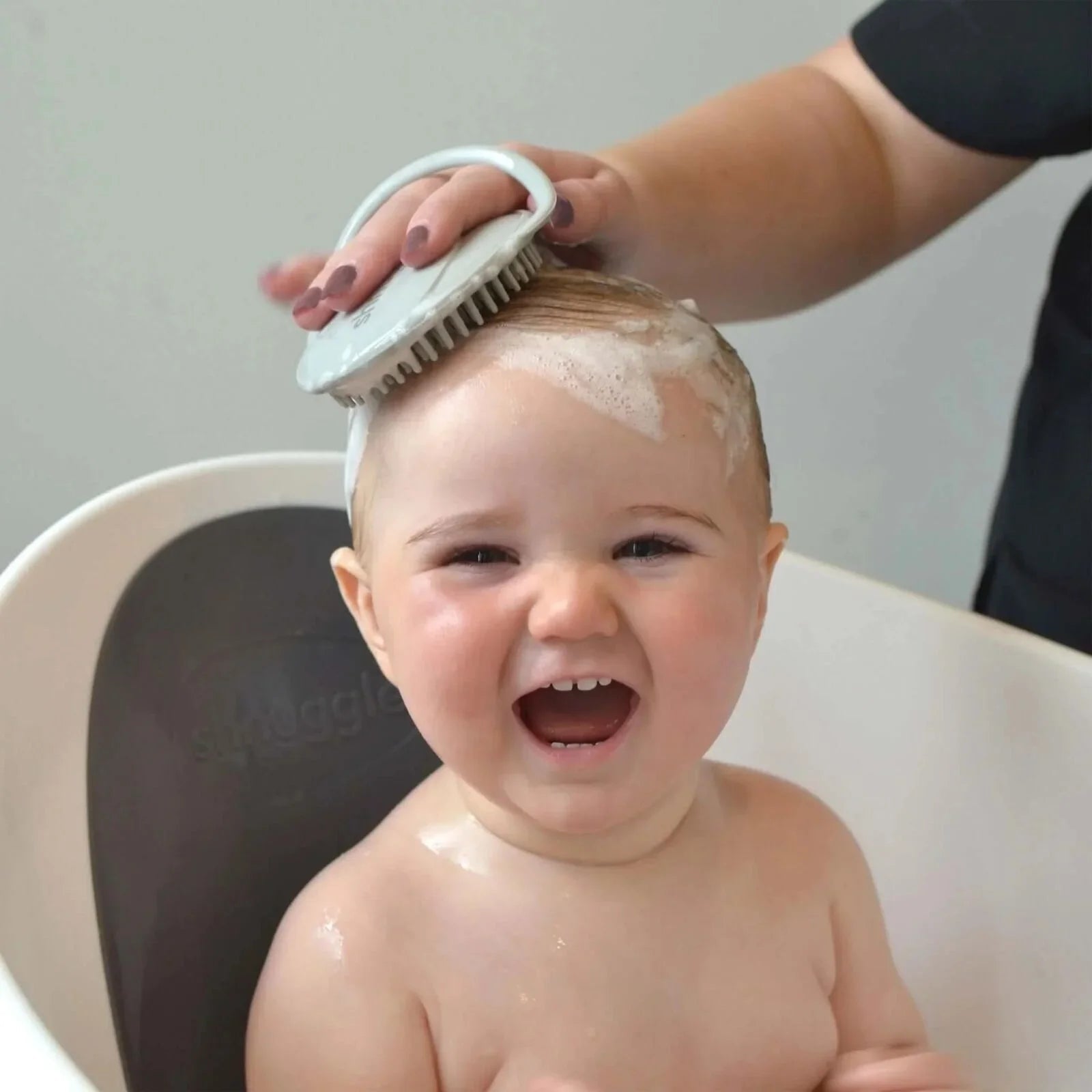 Shnuggle Baby Bath Brush Grey | Luxury Home Accessories | Heulog Glow