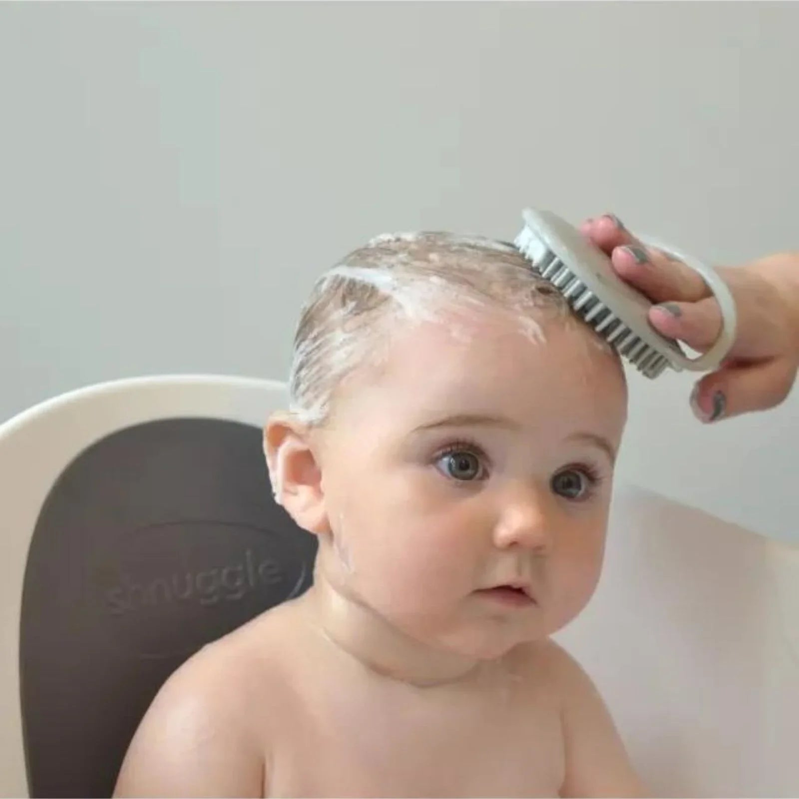 Shnuggle Baby Bath Brush Grey | Luxury Home Accessories | Heulog Glow