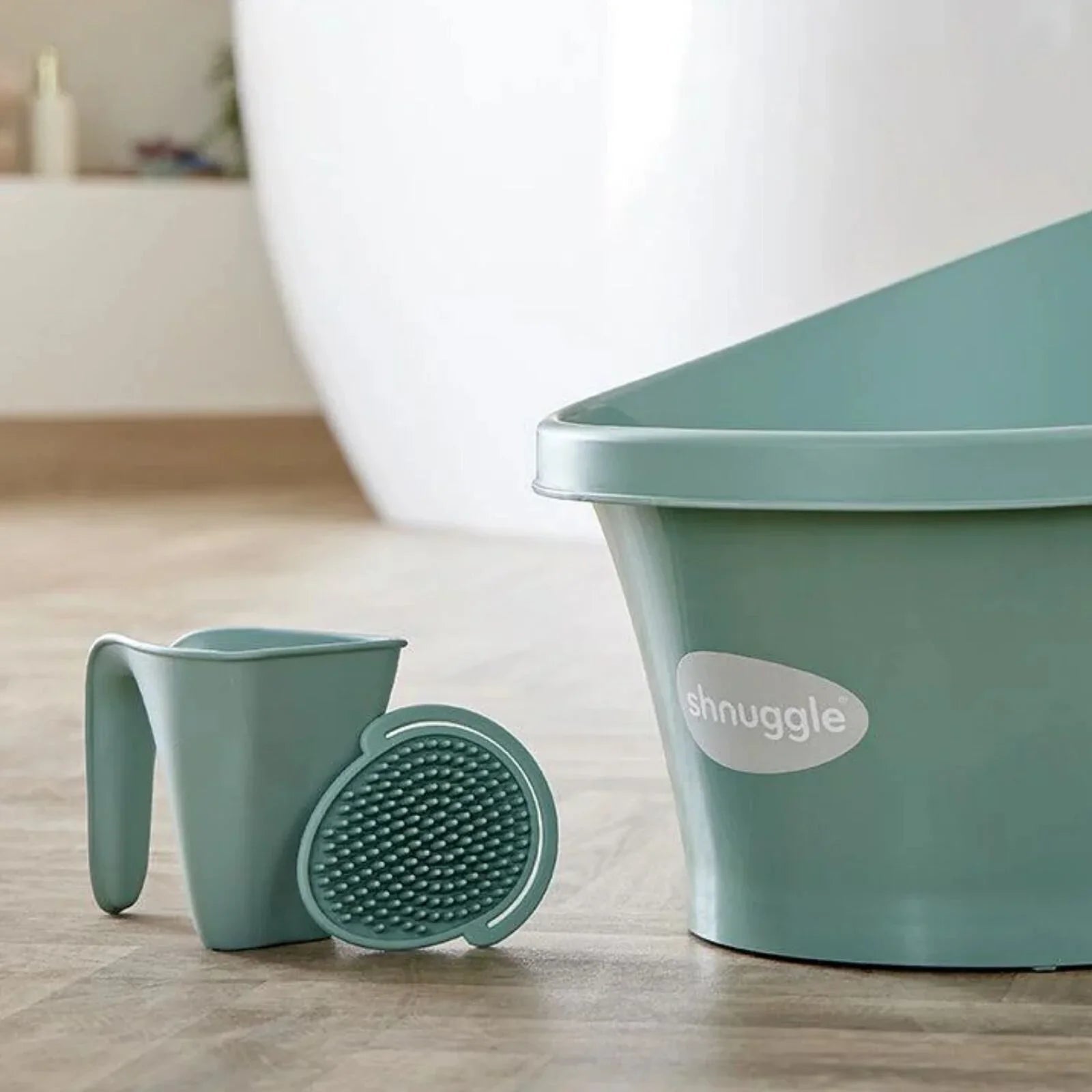 Shnuggle Bath Brush – Eucalyptus | Luxury Home Accessories | Heulog Glow