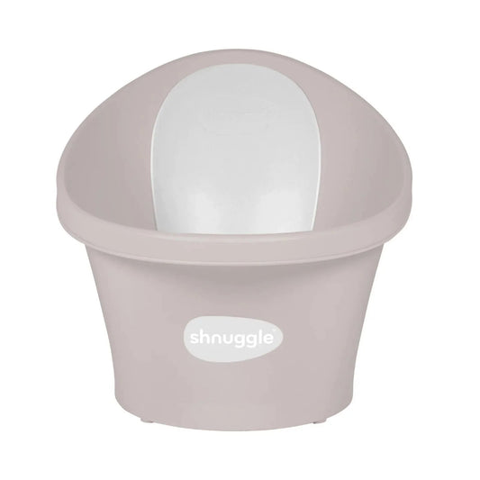Shnuggle Newborn Baby Bath with Plug - Taupe | Luxury Home Accessories | Heulog Glow