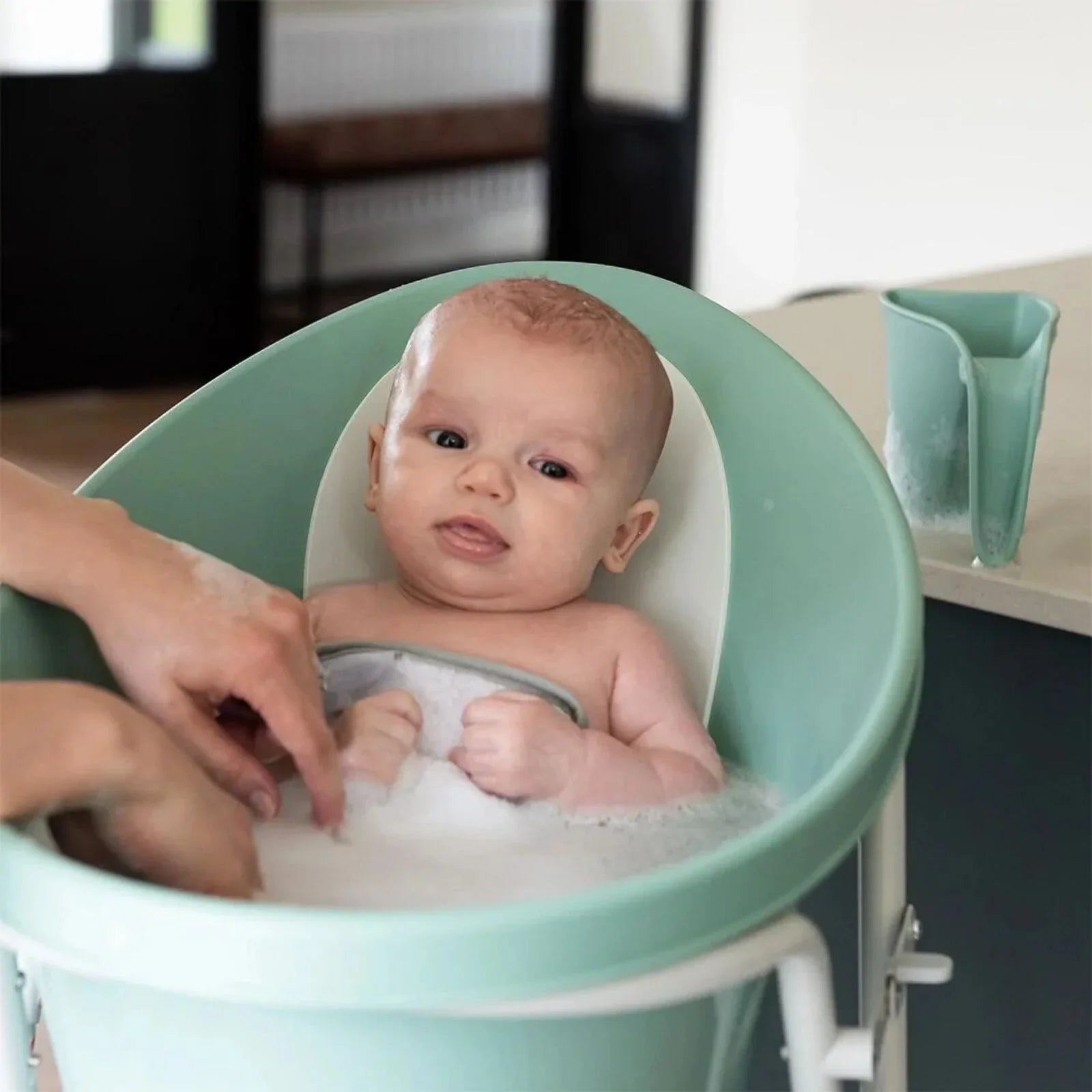 Shnuggle Washy Bath Jug – Eucalyptus | Luxury Home Accessories | Heulog Glow