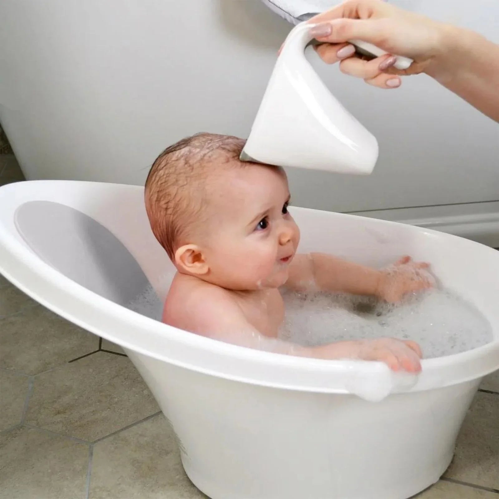 Shnuggle Washy Bath Jug White | Luxury Home Accessories | Heulog Glow