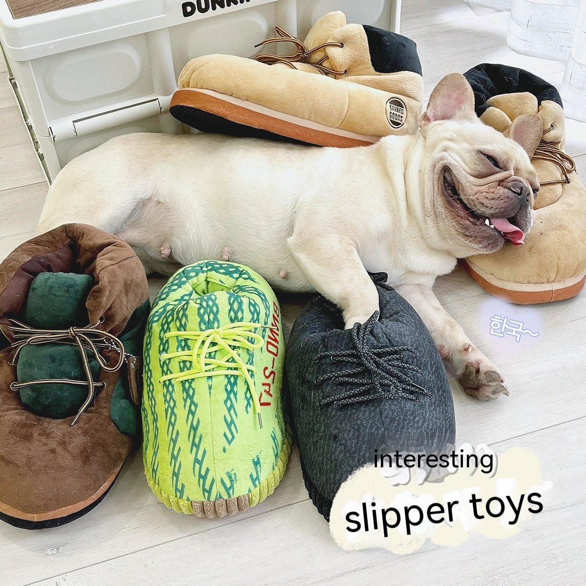 Shoes Big Dog Plush Toy Cat Pillow | Luxury Home Accessories | Heulog Glow