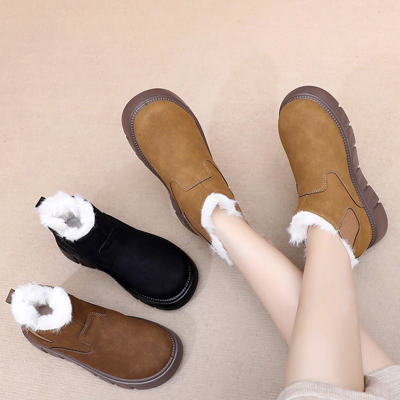 Shoes Women Winter New Ladies Fleece Lined Thick | Luxury Home Accessories | Heulog Glow