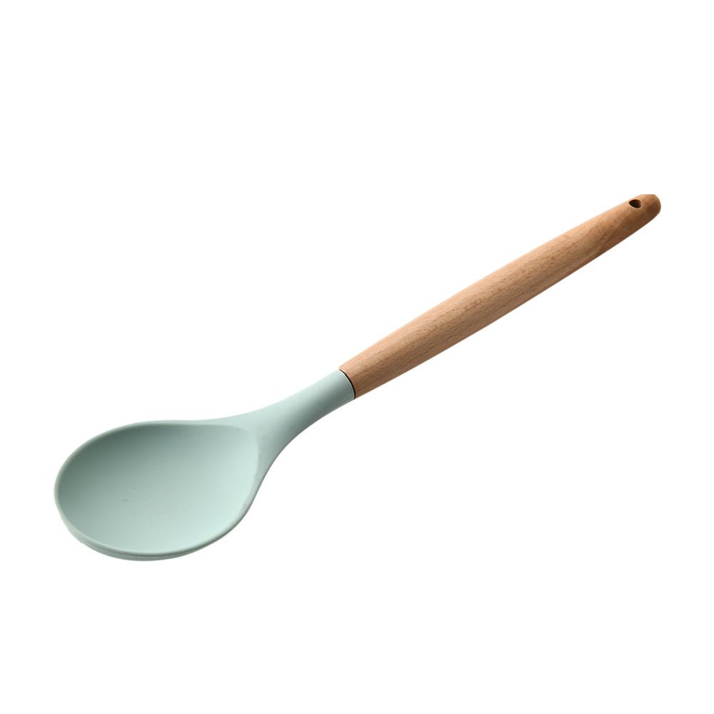 Silicone Kitchenware With Wooden Handle | Luxury Home Accessories | Heulog Glow