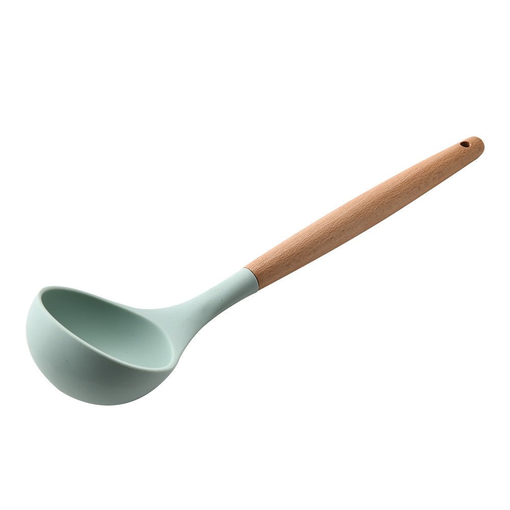 Silicone Kitchenware With Wooden Handle | Luxury Home Accessories | Heulog Glow