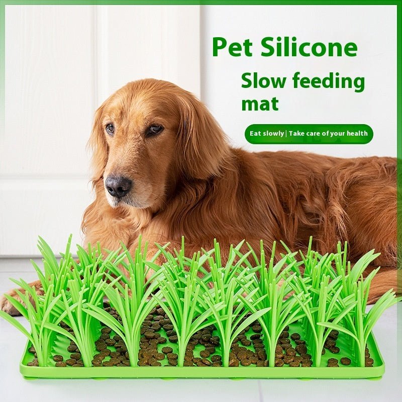 Silicone Slow Food Mat Creative Grass Brush Design Lick Mat Dogs And Cats Eating Non-slip | Luxury Home Accessories | Heulog Glow
