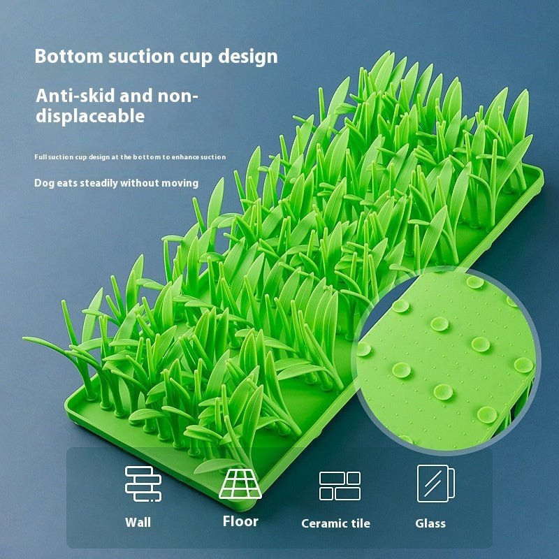 Silicone Slow Food Mat Creative Grass Brush Design Lick Mat Dogs And Cats Eating Non-slip | Luxury Home Accessories | Heulog Glow