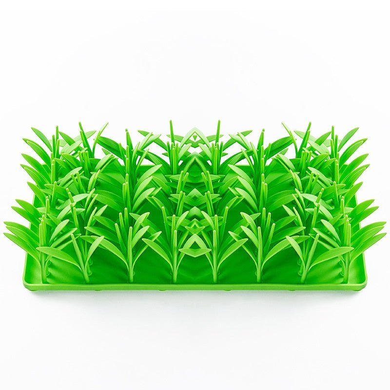 Silicone Slow Food Mat Creative Grass Brush Design Lick Mat Dogs And Cats Eating Non-slip | Luxury Home Accessories | Heulog Glow