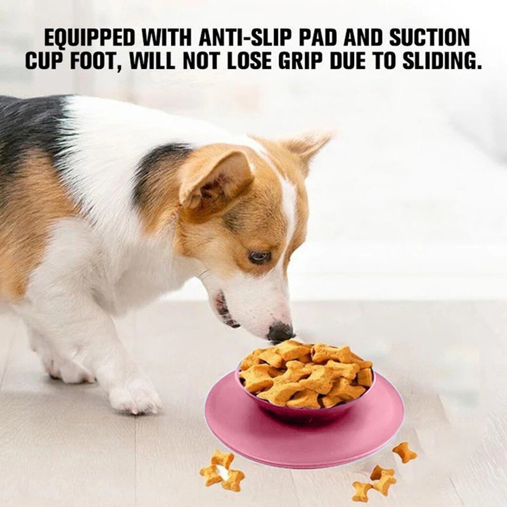 Silicone Suction Cup Folding Bowl for Dogs | Luxury Home Accessories | Heulog Glow