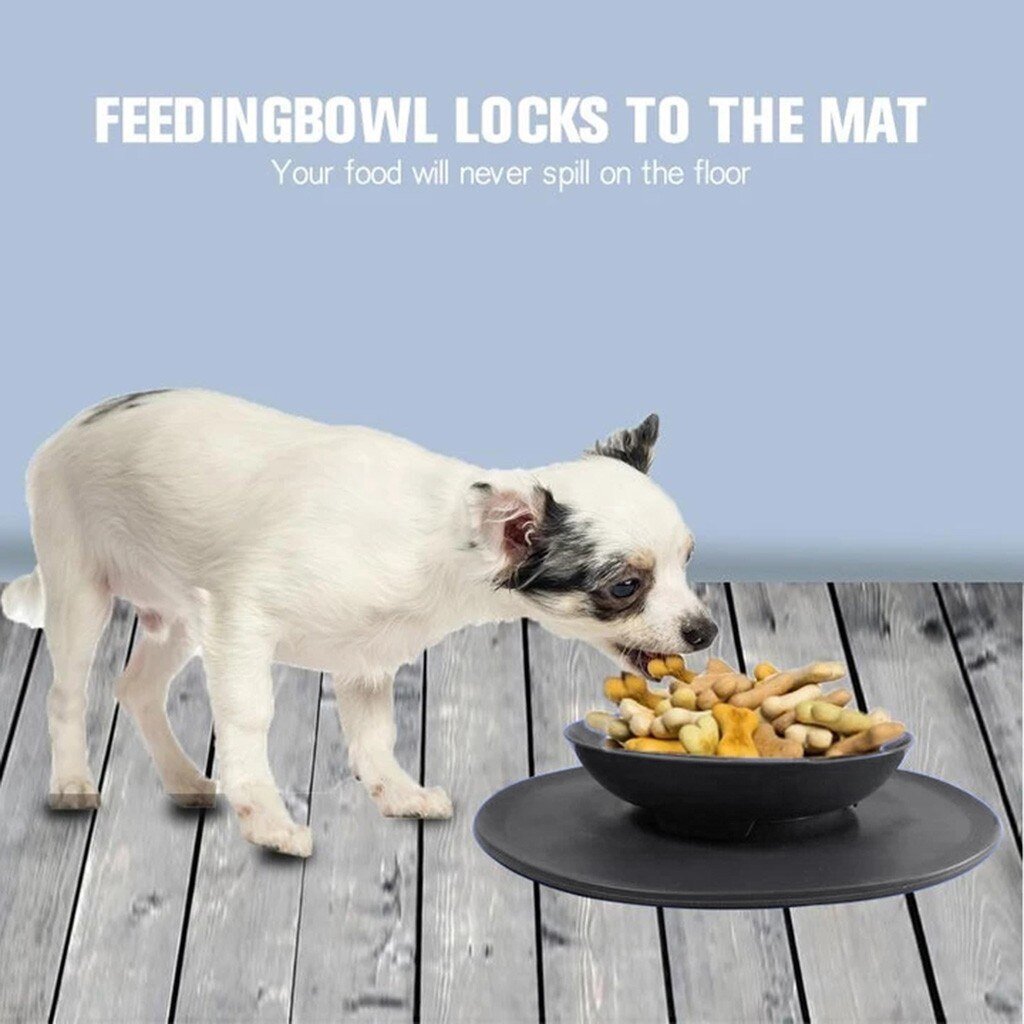Silicone Suction Cup Folding Bowl for Dogs | Luxury Home Accessories | Heulog Glow
