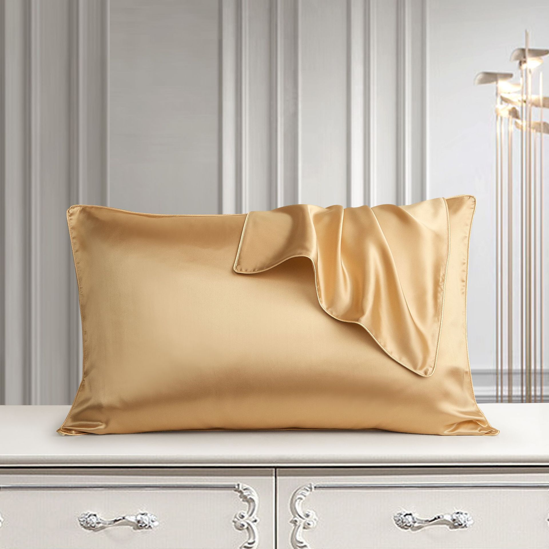 Silk Pillow Case Pure Silk Pillowcase Real Silk Pillowcase Natural Silk Pillowcase | Luxury Home Accessories | Heulog Glow