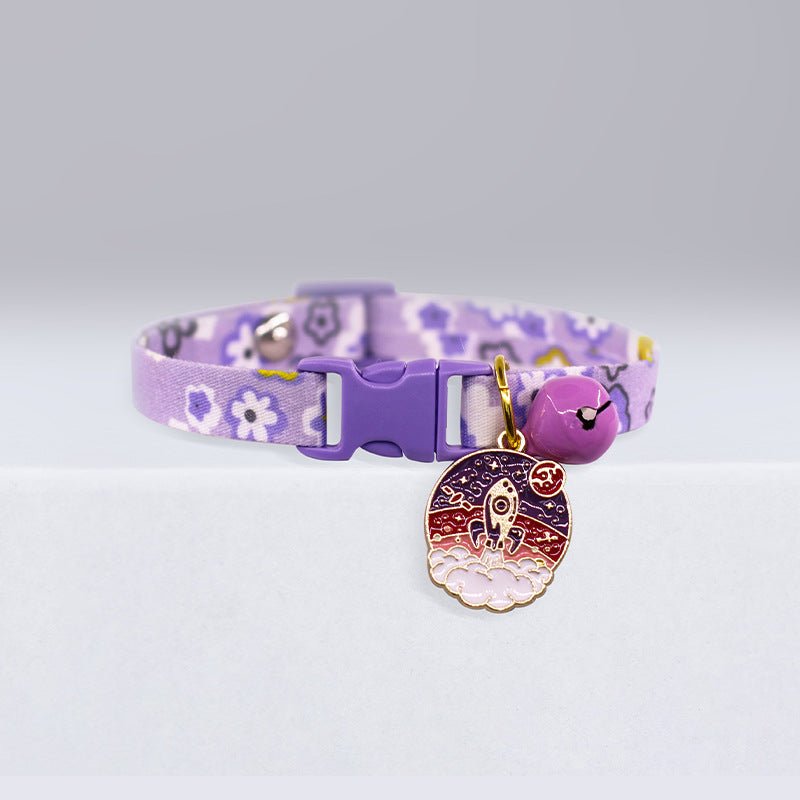 Simple And Cute Cat Rainbow Silent Bell Collar | Luxury Home Accessories | Heulog Glow