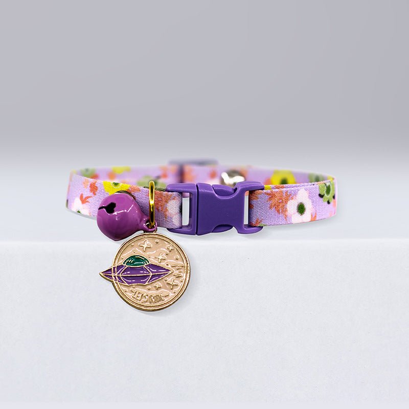 Simple And Cute Cat Rainbow Silent Bell Collar | Luxury Home Accessories | Heulog Glow