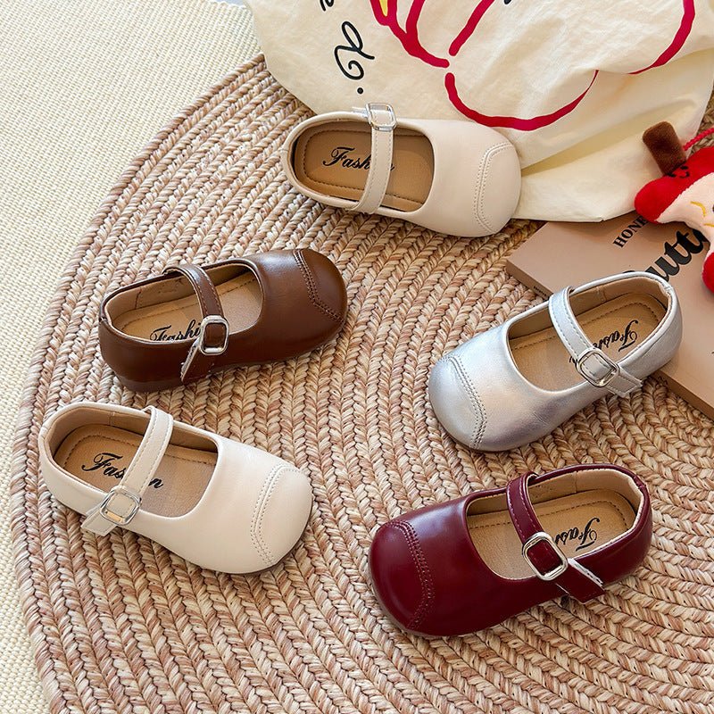 Simple And Versatile Leather Shoes For Little Girls | Luxury Home Accessories | Heulog Glow