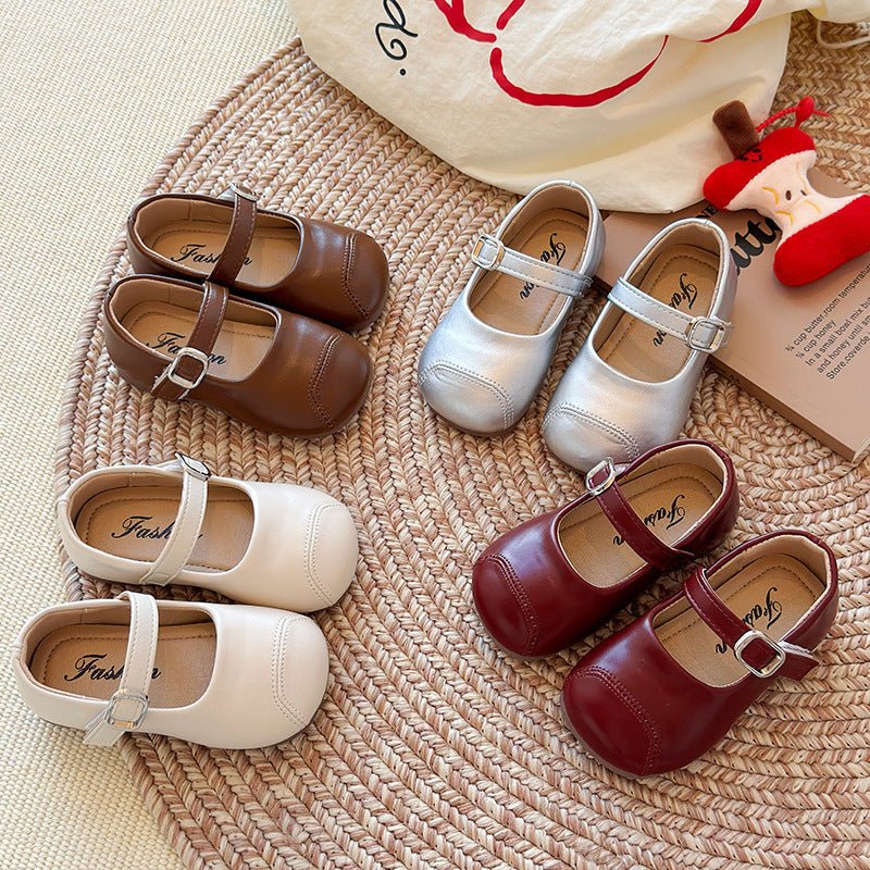 Simple And Versatile Leather Shoes For Little Girls | Luxury Home Accessories | Heulog Glow