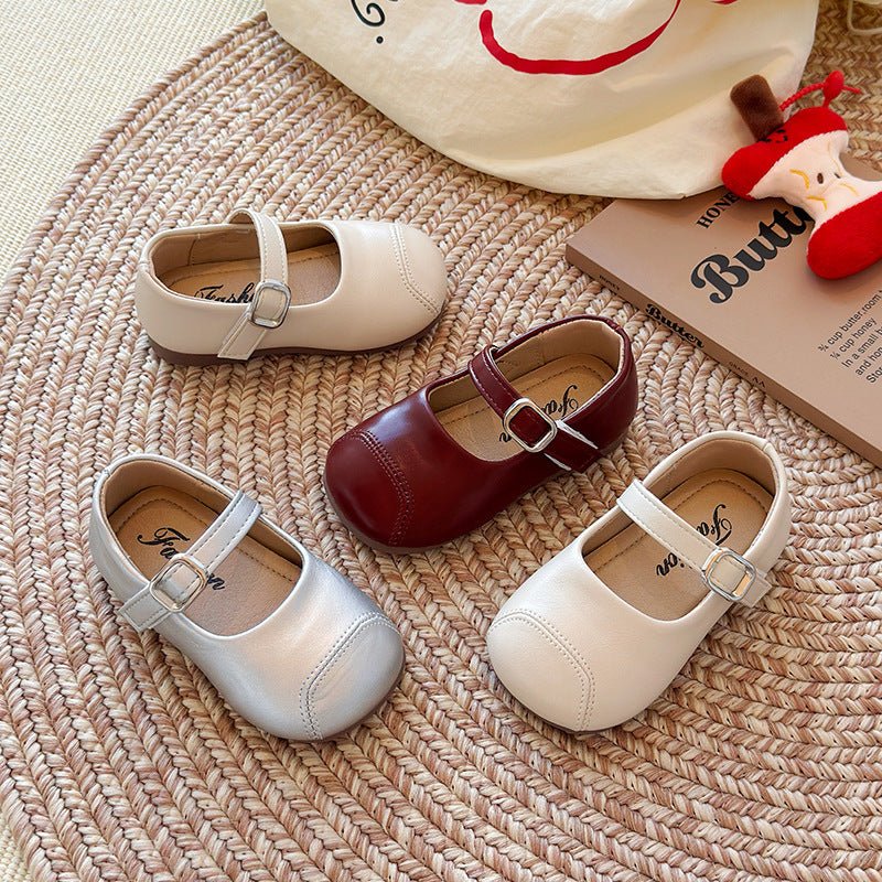 Simple And Versatile Leather Shoes For Little Girls | Luxury Home Accessories | Heulog Glow
