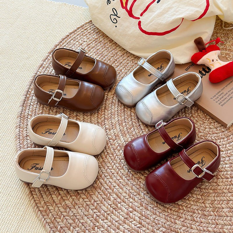 Simple And Versatile Leather Shoes For Little Girls | Luxury Home Accessories | Heulog Glow