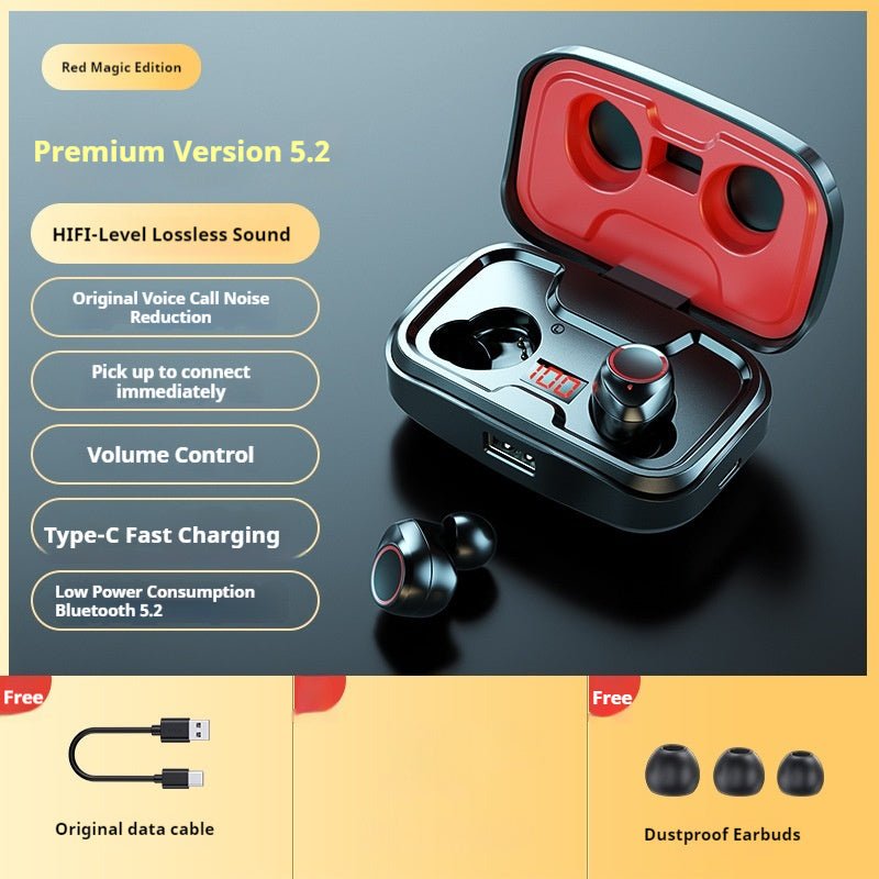 Simple Home Earbuds Wireless Bluetooth Headset | Luxury Home Accessories | Heulog Glow