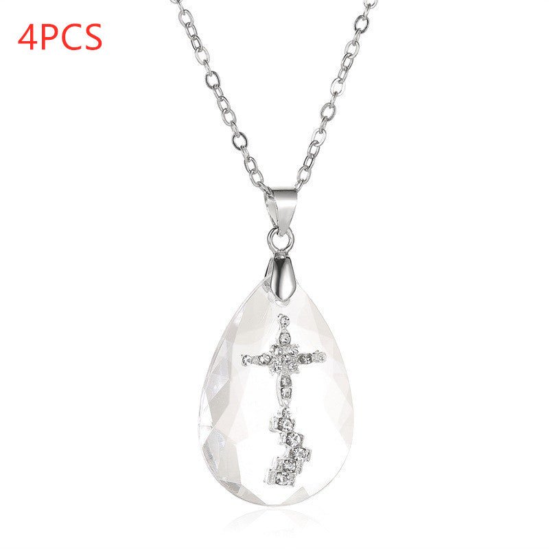 Simple Temperament Wild Drop Pendant Necklace | Luxury Home Accessories | Heulog Glow