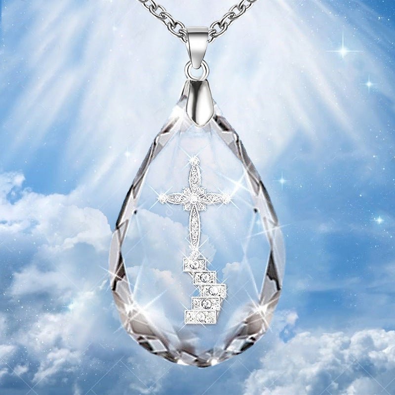 Simple Temperament Wild Drop Pendant Necklace | Luxury Home Accessories | Heulog Glow