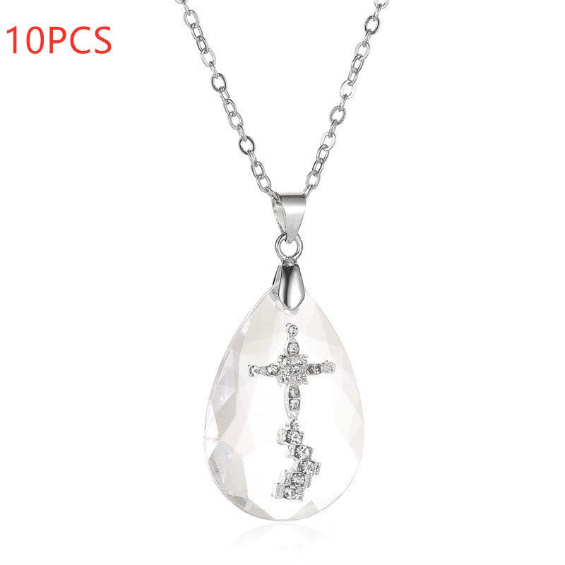 Simple Temperament Wild Drop Pendant Necklace | Luxury Home Accessories | Heulog Glow