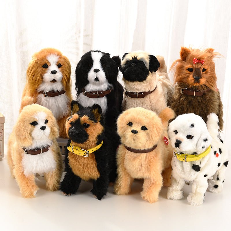 Simulation Dog That Walks Barks Wags Its Tail And Plays Musicelectric Plush Toy Dog Electronic Pet Dog With Motion-sensing Capabilities | Luxury Home Accessories | Heulog Glow