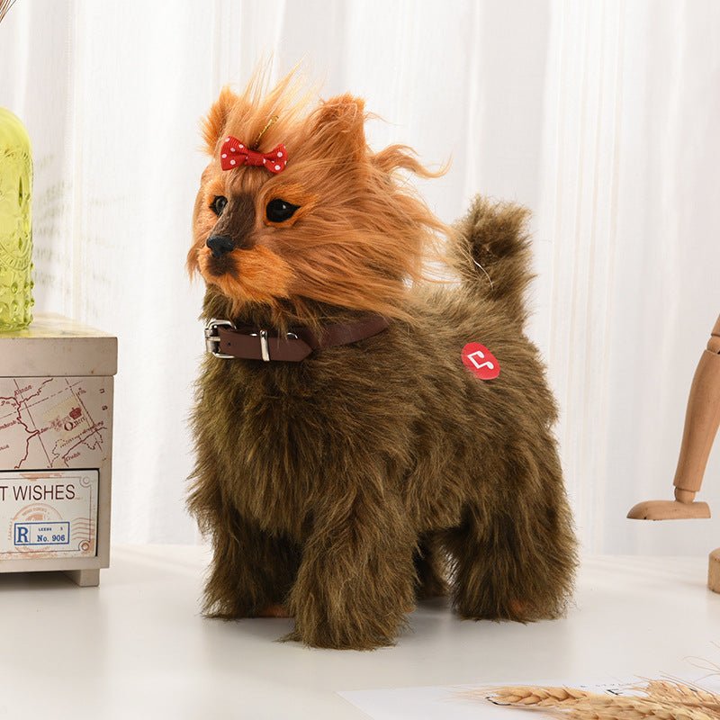 Simulation Dog That Walks Barks Wags Its Tail And Plays Musicelectric Plush Toy Dog Electronic Pet Dog With Motion-sensing Capabilities | Luxury Home Accessories | Heulog Glow
