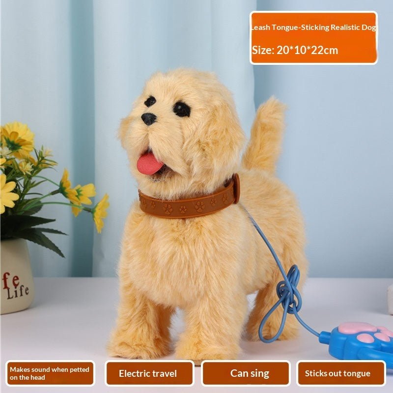 Simulation Dog That Walks Barks Wags Its Tail And Plays Musicelectric Plush Toy Dog Electronic Pet Dog With Motion-sensing Capabilities | Luxury Home Accessories | Heulog Glow