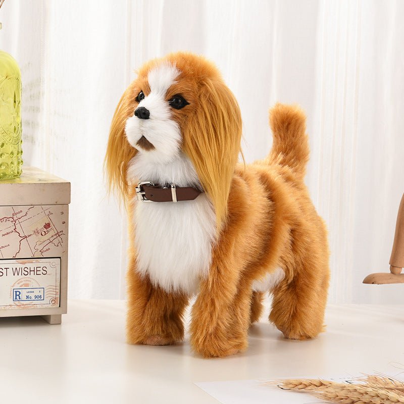 Simulation Dog That Walks Barks Wags Its Tail And Plays Musicelectric Plush Toy Dog Electronic Pet Dog With Motion-sensing Capabilities | Luxury Home Accessories | Heulog Glow