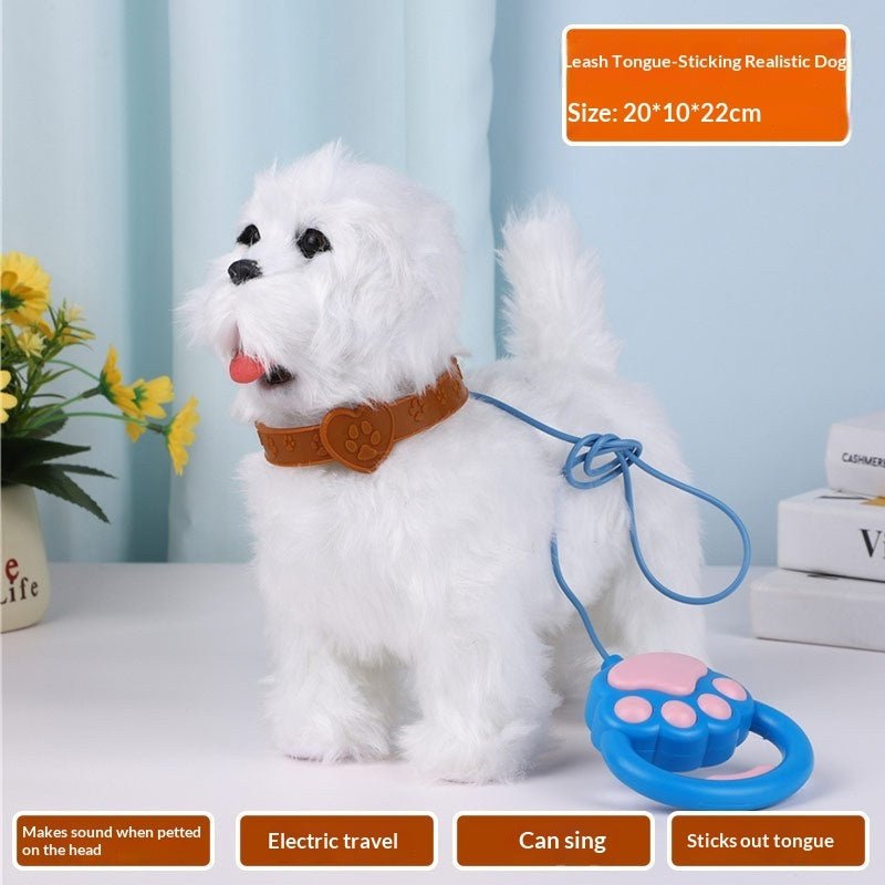 Simulation Dog That Walks Barks Wags Its Tail And Plays Musicelectric Plush Toy Dog Electronic Pet Dog With Motion-sensing Capabilities | Luxury Home Accessories | Heulog Glow