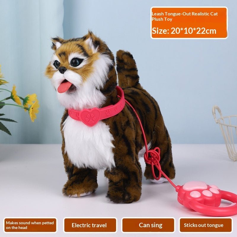 Simulation Dog That Walks Barks Wags Its Tail And Plays Musicelectric Plush Toy Dog Electronic Pet Dog With Motion-sensing Capabilities | Luxury Home Accessories | Heulog Glow