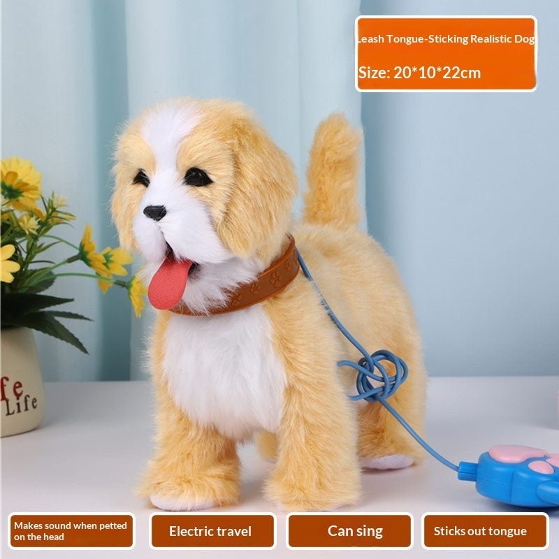 Simulation Dog That Walks Barks Wags Its Tail And Plays Musicelectric Plush Toy Dog Electronic Pet Dog With Motion-sensing Capabilities | Luxury Home Accessories | Heulog Glow
