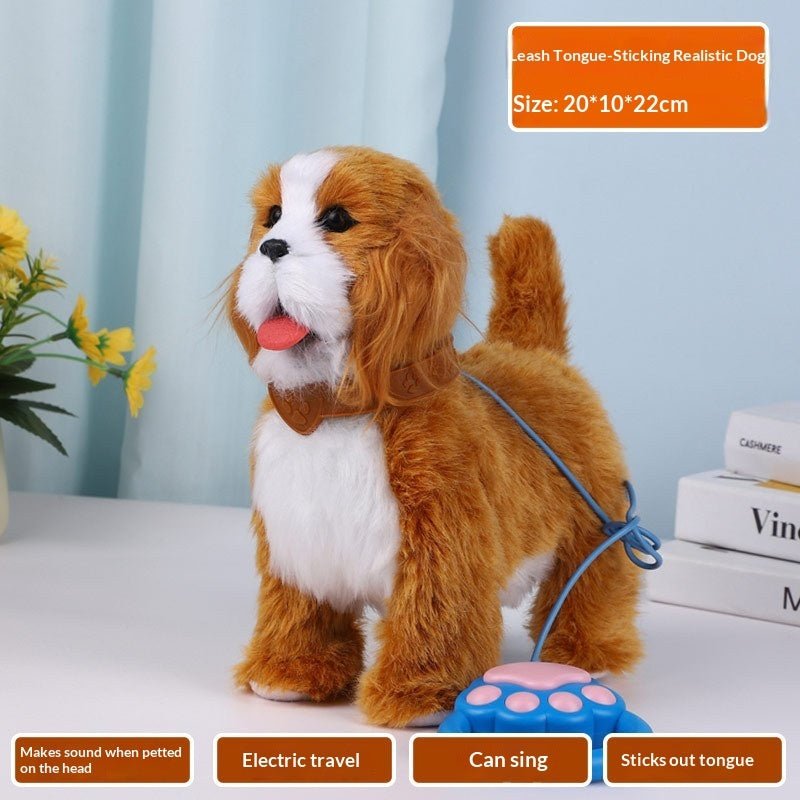 Simulation Dog That Walks Barks Wags Its Tail And Plays Musicelectric Plush Toy Dog Electronic Pet Dog With Motion-sensing Capabilities | Luxury Home Accessories | Heulog Glow