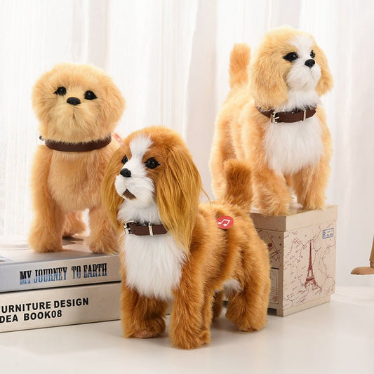 Simulation Dog That Walks Barks Wags Its Tail And Plays Musicelectric Plush Toy Dog Electronic Pet Dog With Motion-sensing Capabilities | Luxury Home Accessories | Heulog Glow