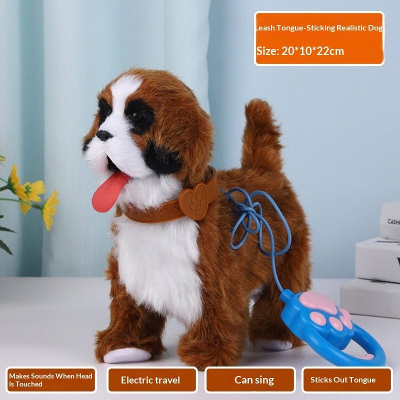 Simulation Dog That Walks Barks Wags Its Tail And Plays Musicelectric Plush Toy Dog Electronic Pet Dog With Motion-sensing Capabilities | Luxury Home Accessories | Heulog Glow