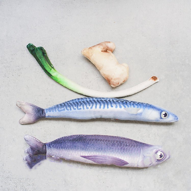 Simulation Salmon Snapper Catnip Toy | Luxury Home Accessories | Heulog Glow