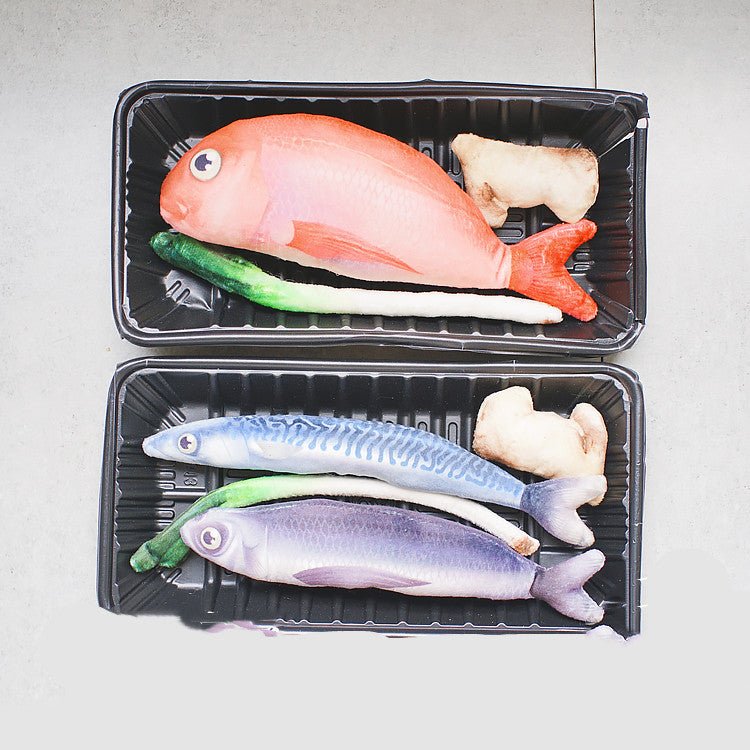 Simulation Salmon Snapper Catnip Toy | Luxury Home Accessories | Heulog Glow