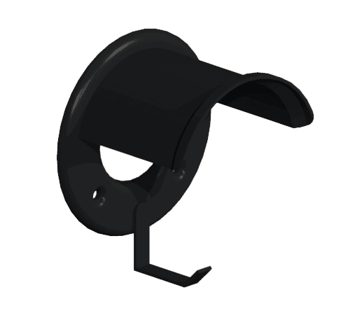 Single Bridle Rack - Black | Luxury Home Accessories | Heulog Glow