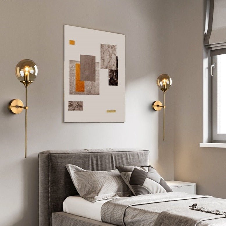 Sizzle Glass Wall Light - Sleek Elegant Design Warm Ambient Lighting | Luxury Home Accessories | Heulog Glow
