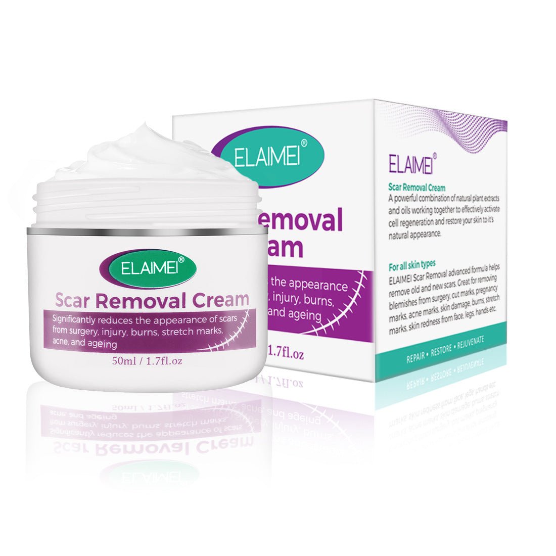 Skin Rebound Scarless Cream Scar Removal Cream Face Cream For Face Acne Scar Stretch Marks Skin Repair Face Cream | Luxury Home Accessories | Heulog Glow