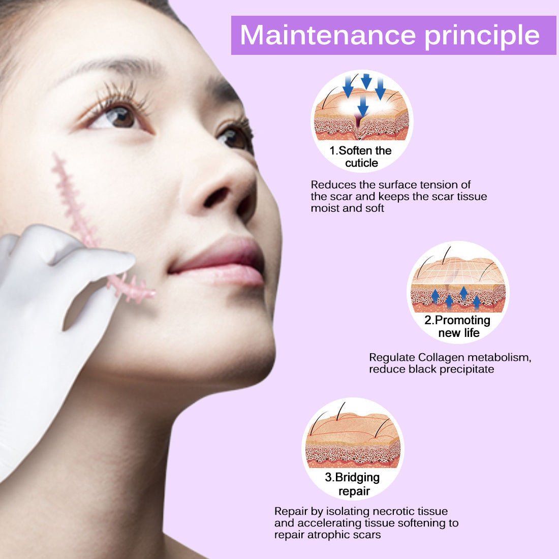 Skin Rebound Scarless Cream Scar Removal Cream Face Cream For Face Acne Scar Stretch Marks Skin Repair Face Cream | Luxury Home Accessories | Heulog Glow