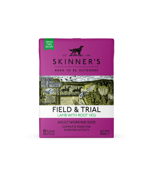Skinners Field & Trial Adult Grain Free Lamb 18x390g | Luxury Home Accessories | Heulog Glow