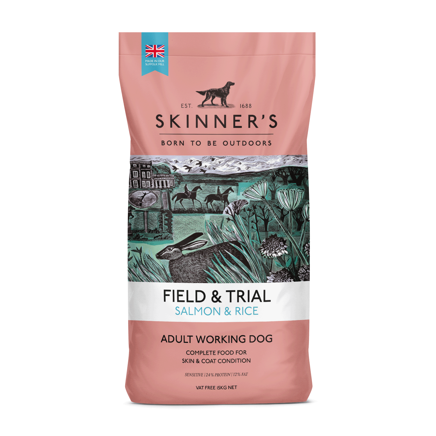 Skinners Field & Trial Adult Salmon & Rice 2.5kg | Luxury Home Accessories | Heulog Glow