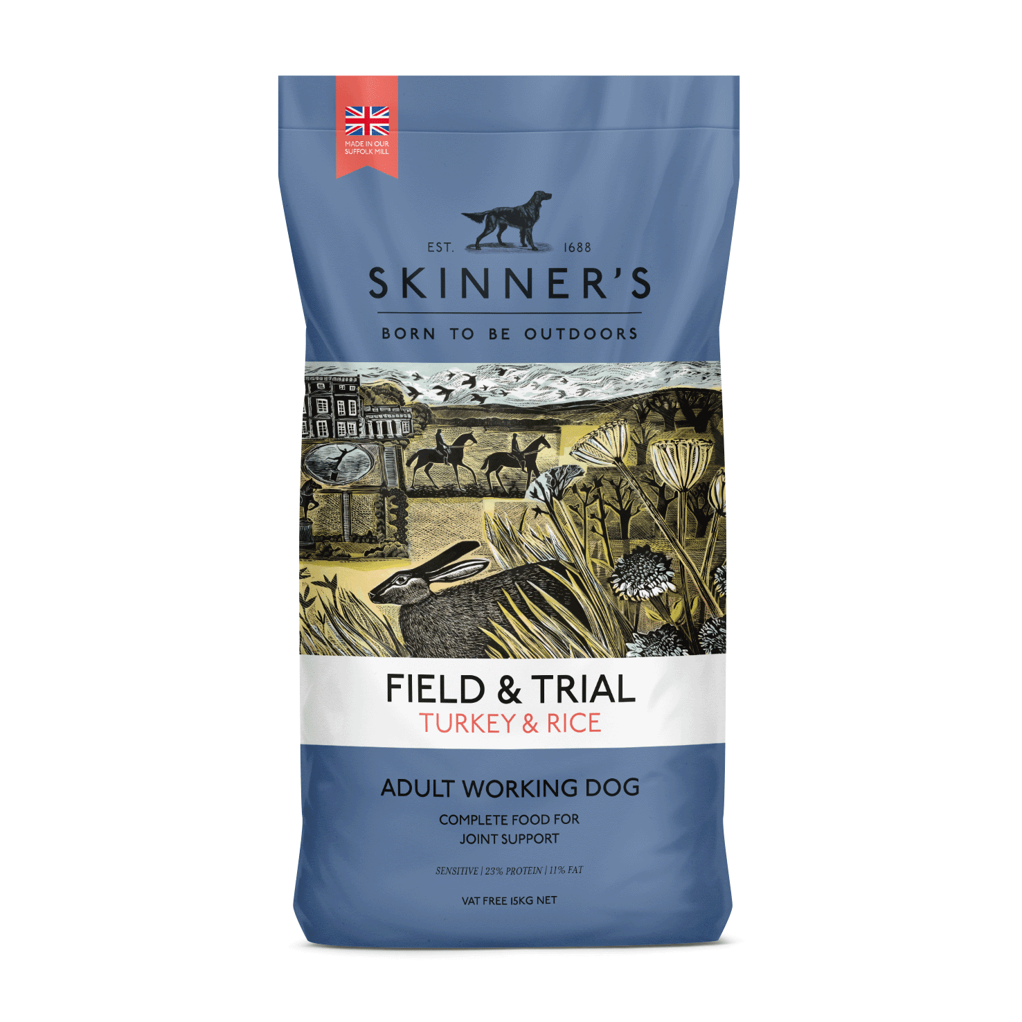 Skinners Field & Trial Adult Turkey & Rice 2.5kg | Luxury Home Accessories | Heulog Glow
