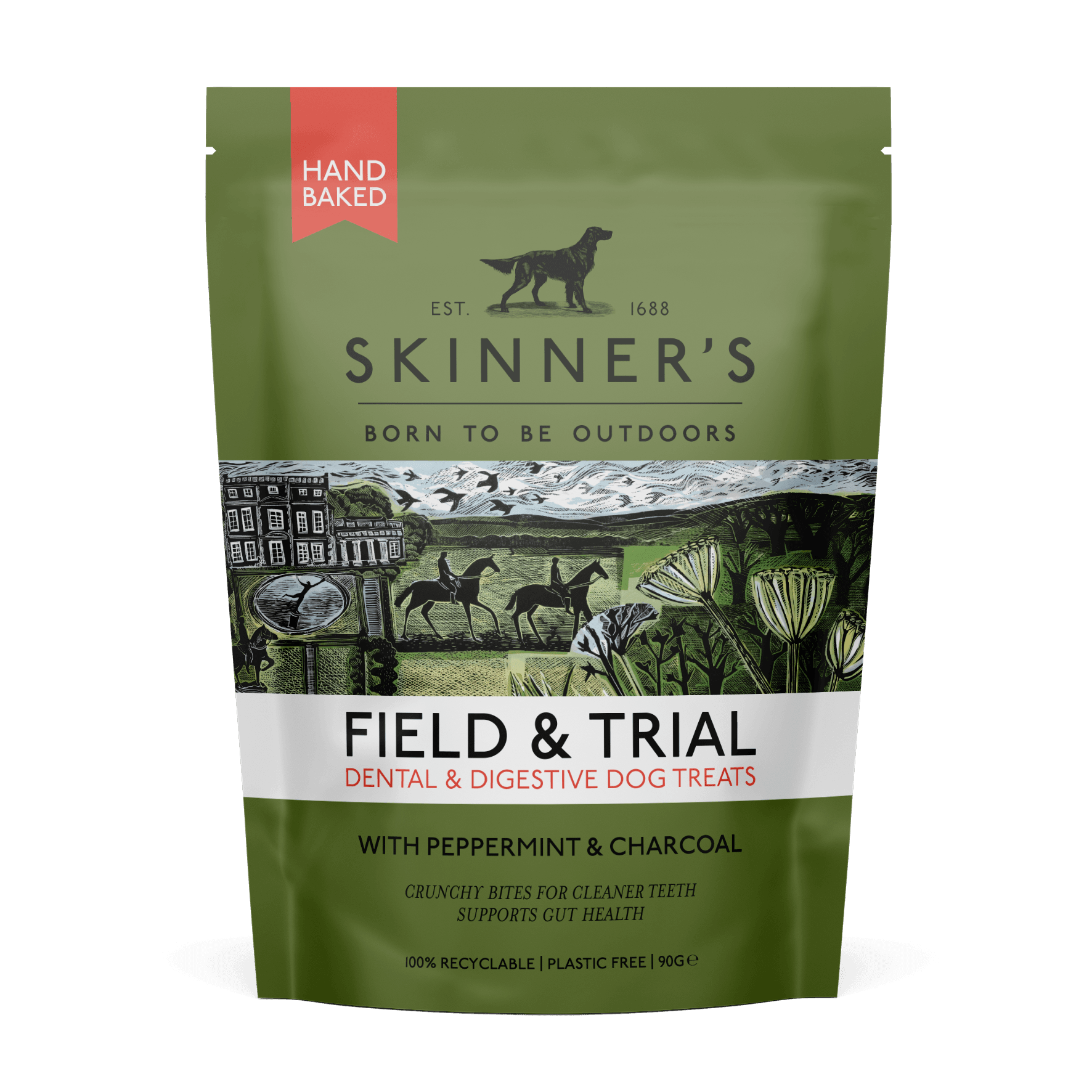 Skinners Field & Trial Dental & Digestive Dog Treats 90g | Luxury Home Accessories | Heulog Glow