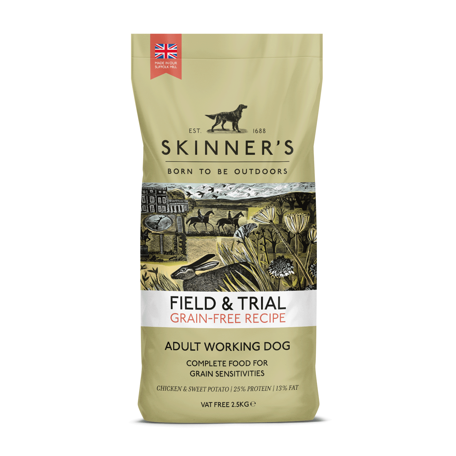 Skinners Field & Trial Grain Free Chicken & Sweet Potato 15kg | Luxury Home Accessories | Heulog Glow