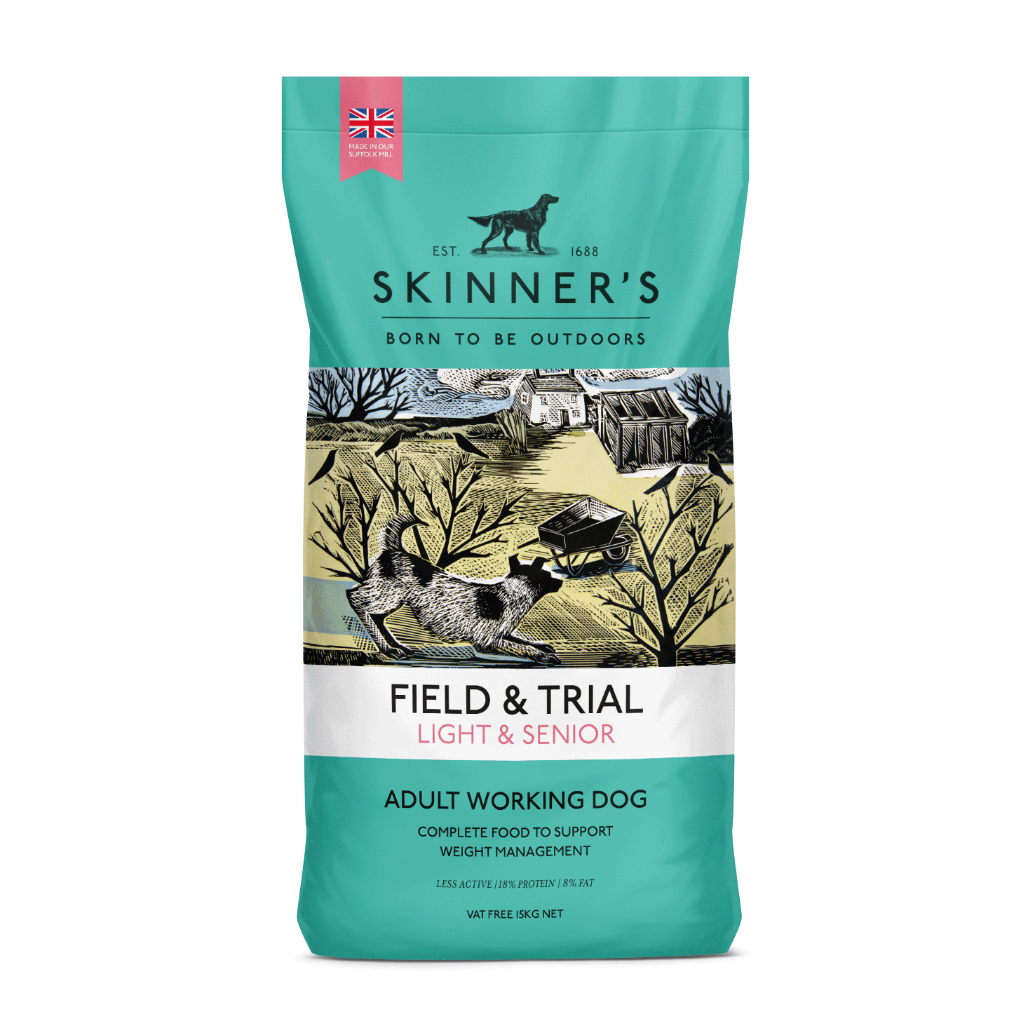 Skinners Field & Trial Light & Senior 2.5kg | Luxury Home Accessories | Heulog Glow