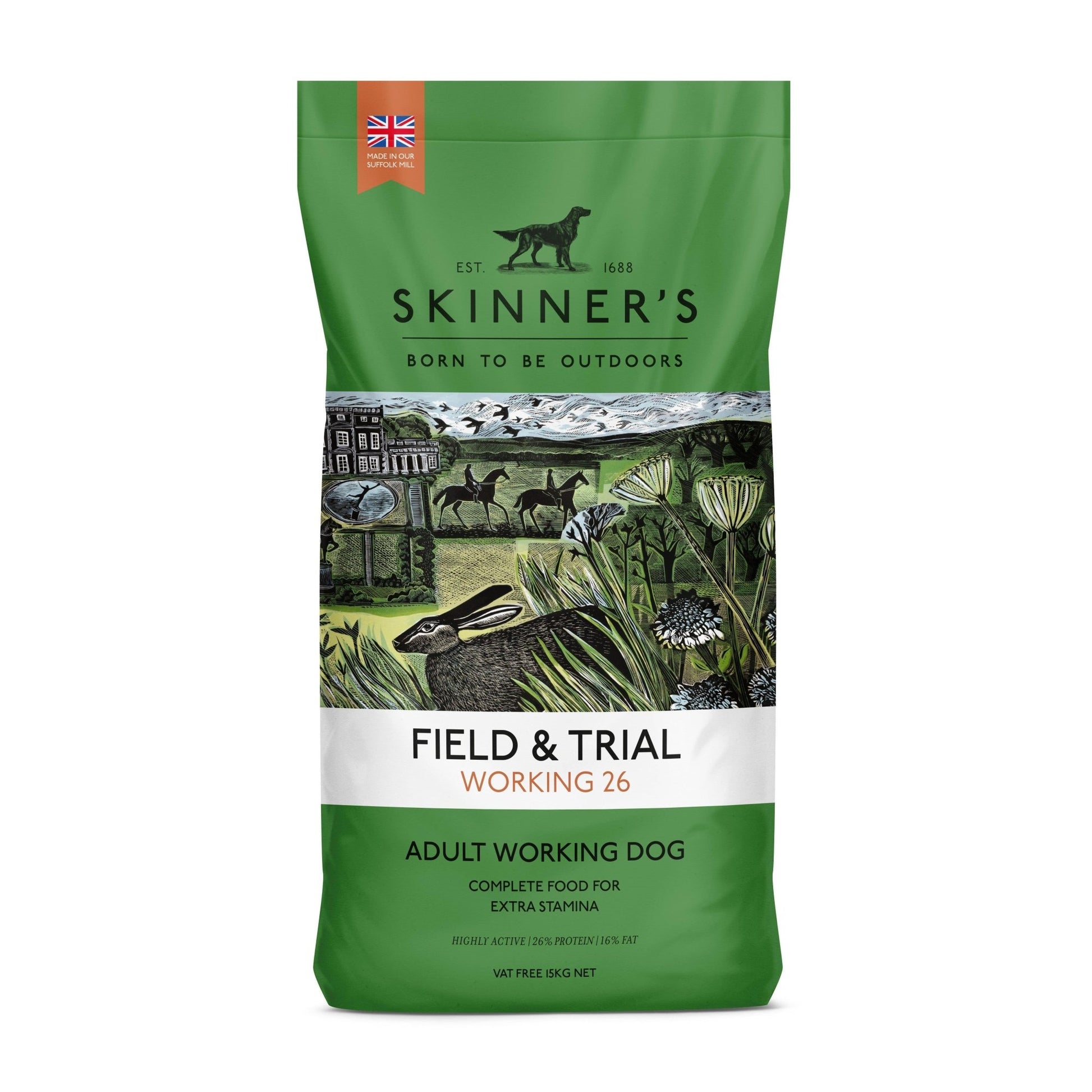 Skinners Field & Trial Working 26 15kg | Luxury Home Accessories | Heulog Glow